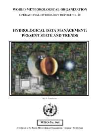 Hydrological Data Management: Present State and Trends