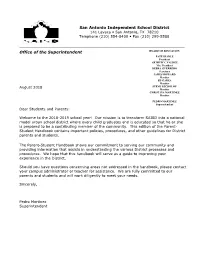 Parent Student Handbook