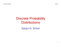 Discrete Probability Distributions