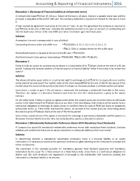 Accounting & Reporting of Financial Instruments 2016