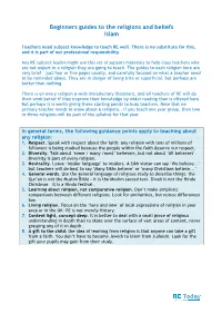 Beginners Guides to the Religions and Beliefs Islam