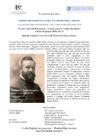 Franchetti Prog Di Sala FIRENZE