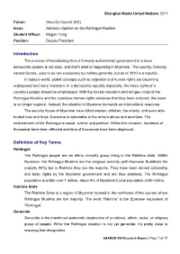 Introduction Definition of Key Terms