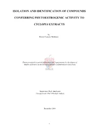 Isolation and Identification of Compounds Conferring