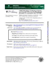 Reticulum Via Association with UNC93B1 Sensing Tlrs from The