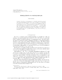 TESSELLATIONS of SOLVMANIFOLDS 1. Introduction