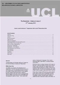 The Newsletter - Volume 8, Issue 3 17Th January 2011