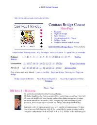 Contract Bridge Course Main Page 1