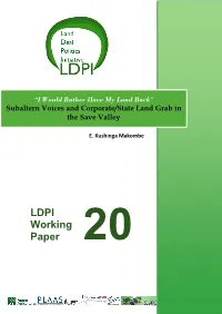 LDPI Working Paper