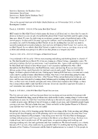 RJ2013 Shulman Interview Part 2