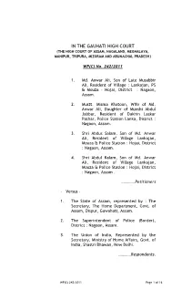 WP(C) 242/2011 Page 1 of 16 BEFORE