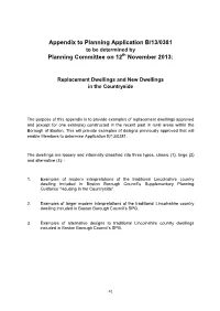 Appendix a Planning Application B 13 0381