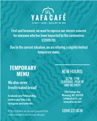Limited Menu Copy