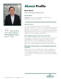 Alumni Profile