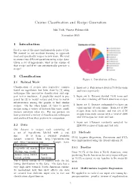 Cuisine Classification and Recipe Generation