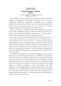 Hints Into Kepler's Method