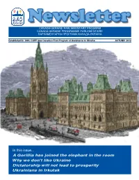 In This Issue... a Gorillia Has Joined the Elephant in the Room Why We