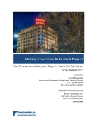 Making Downtown Bakersfield Project