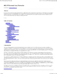 802.15 Personal Area Networks File:///F:/Www/Cse574-06/Ftp/Wpans/Index.Html