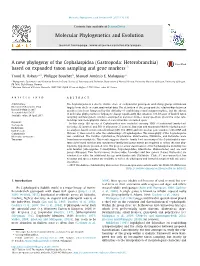 A New Phylogeny of the Cephalaspidea (Gastropoda: Heterobranchia) Based on Expanded Taxon Sampling and Gene Markers Q ⇑ Trond R
