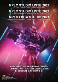 Mplc Studio Liste 2021