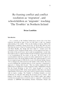 Re-Framing Conflict and Resolution As