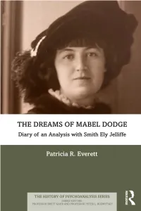 The Dreams of Mabel Dodge; Diary of an Analysis with Smith Ely Jelliffe