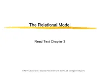 The Relational Model
