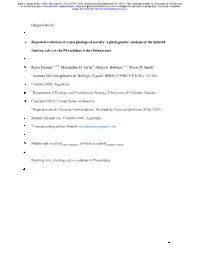 A Phylogenetic Analysis of the Inflated Fruiting Calyx in the Ph