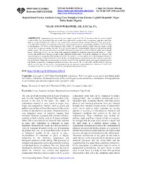 Depositional Facies Analysis Using Core Samples from Greater Ughelli Depobelt, Niger Delta Basin Nigeria *MAJU-OYOVWIKOWHE