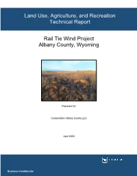 Land Use, Agriculture, and Recreation Technical Report