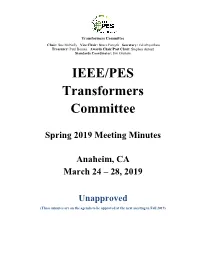 IEEE/PES Transformers Committee