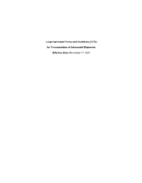 (LITC) for Transportation of Intermodal Shipments Effective Date