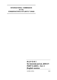 REPORT for Biennial Period, 2000-01 PART II (2001)