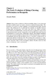 The Early Evolution of Biting–Chewing Performance in Hexapoda