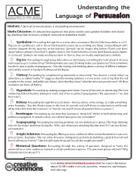 Understanding the Language of Persuasion