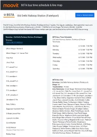 807A Bus Time Schedule & Line Route