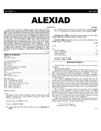 ALEXIAD (!7+=3!G) $2.00 I Have Been Remiss in Staying Active and in Late January the 145Th Running of the Preakness Stakes Will Be at a Later Date