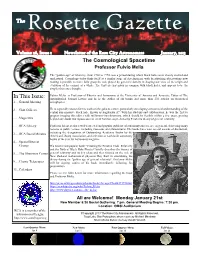 In This Issue: Astrophysical Journal Letters and He Is the Author of Six Books and More Than 230 Articles on Theoretical 1….General Meeting Astrophysics