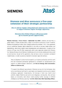 Joint Press Release