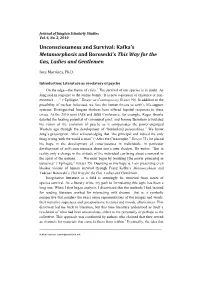 Kafka's Metamorphosis and Borowski's This Way for the Gas, Ladies and Gentlemen