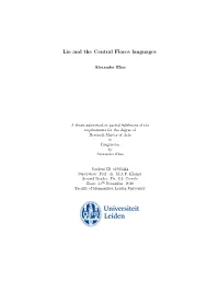 Lio and the Central Flores Languages