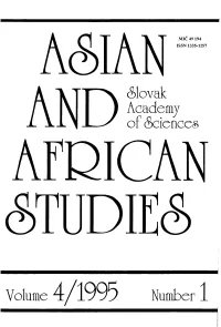A \ T P V Ôiovak Academj of (Sciences AFDICAN Btudieb