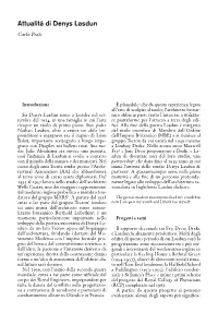 Attualità Di Denys Lasdun Carlo Prati
