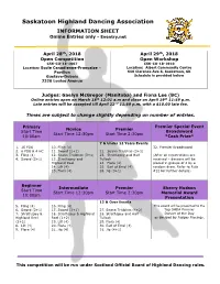 Saskatoon Highland Dancing Association