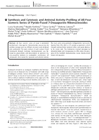 Synthesis and Cytotoxic and Antiviral Activity Profiling of All‐Four