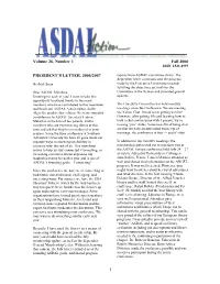 Volume 26, Number 1 Fall 2006 ISSN 1523-8997