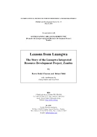 Lessons from Luangwa