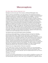 Misconceptions