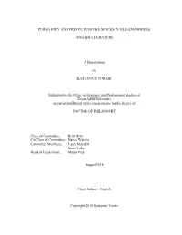 Purgatory and Prison: Punitive Spaces in Old and Middle